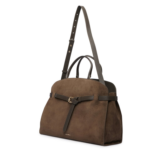Torebka Coccinelle TLB Coccinellesabine Suede Bi E1 TLB 18 01 01 Khaki