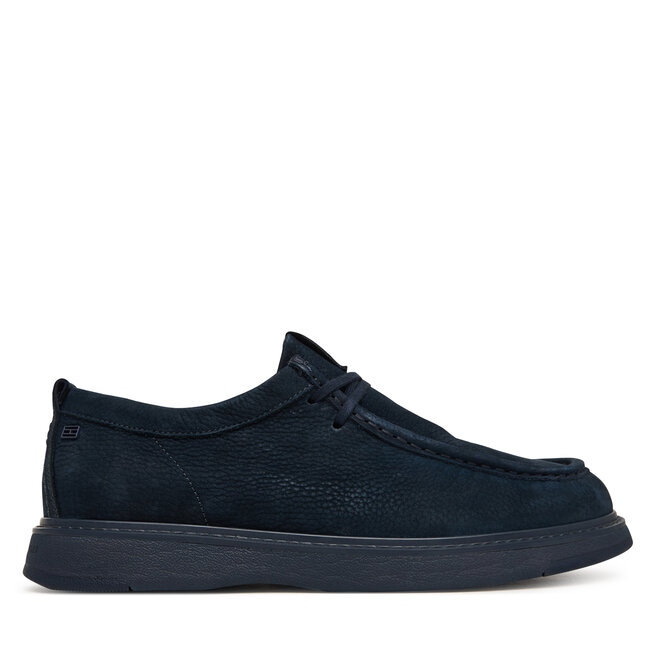 Półbuty Tommy Hilfiger Comfort Nubuck Moc Toe Shoe FM0FM05975 Granatowy
