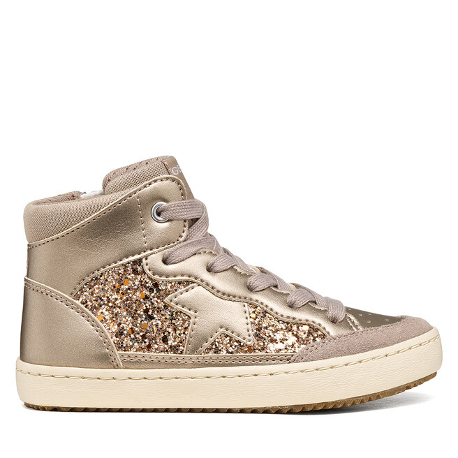 Sneakersy Geox J Kalispera Girl J664GB 0NFEW C6028 D Złoty