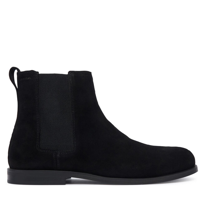 Sztyblety Calvin Klein Ess Rubber Chelsea Su HM0HM02055 Czarny