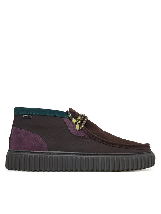 Clarks Półbuty Torhill Hi GTX GORE-TEX 26327980 Brązowy