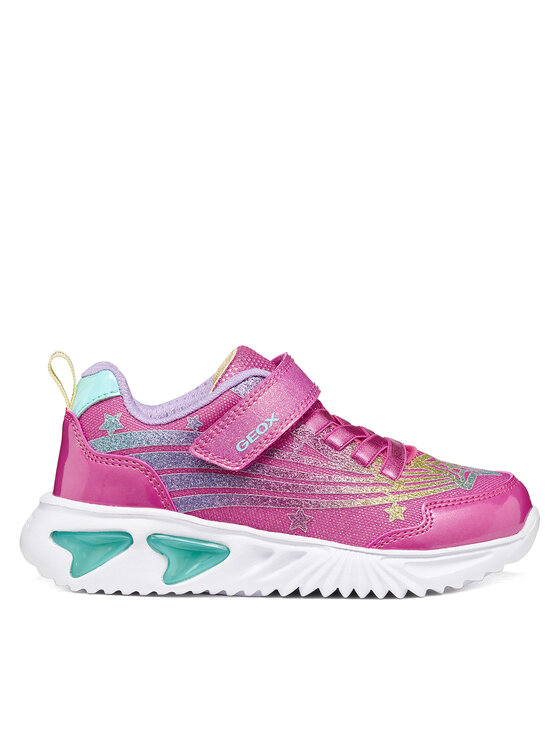 Geox Sneakersy J Assister Girl J56E9B 0ASKN C8238 S Różowy