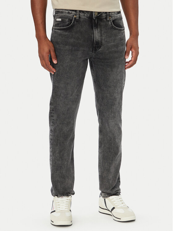 Guess Jeans Jeansy M6YA1C D1244 Czarny Slim Fit