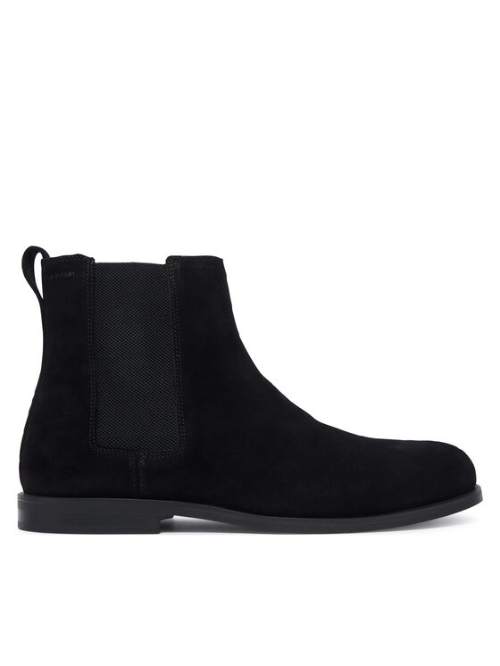 Calvin Klein Sztyblety Ess Rubber Chelsea Su HM0HM02055 Czarny