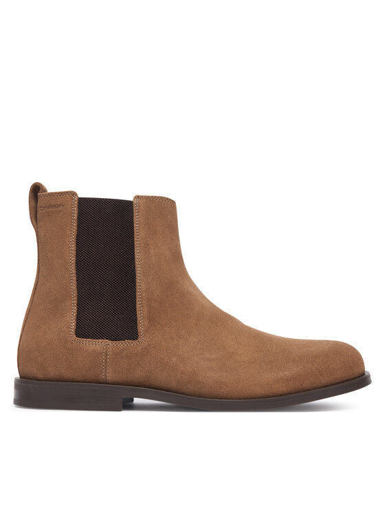 Calvin Klein Sztyblety Ess Rubber Chelsea Su HM0HM02055 Beżowy