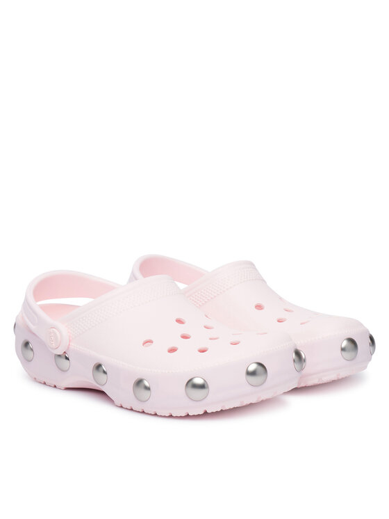 Crocs Klapki Classic Big Studded Clog 214236 Różowy jasny