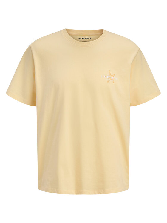 Jack & Jones T-Shirt Corals Tee 12288345 Żółty jasny Loose Fit