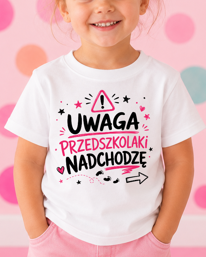 Koszulka dla dziewczynki do przedszkola