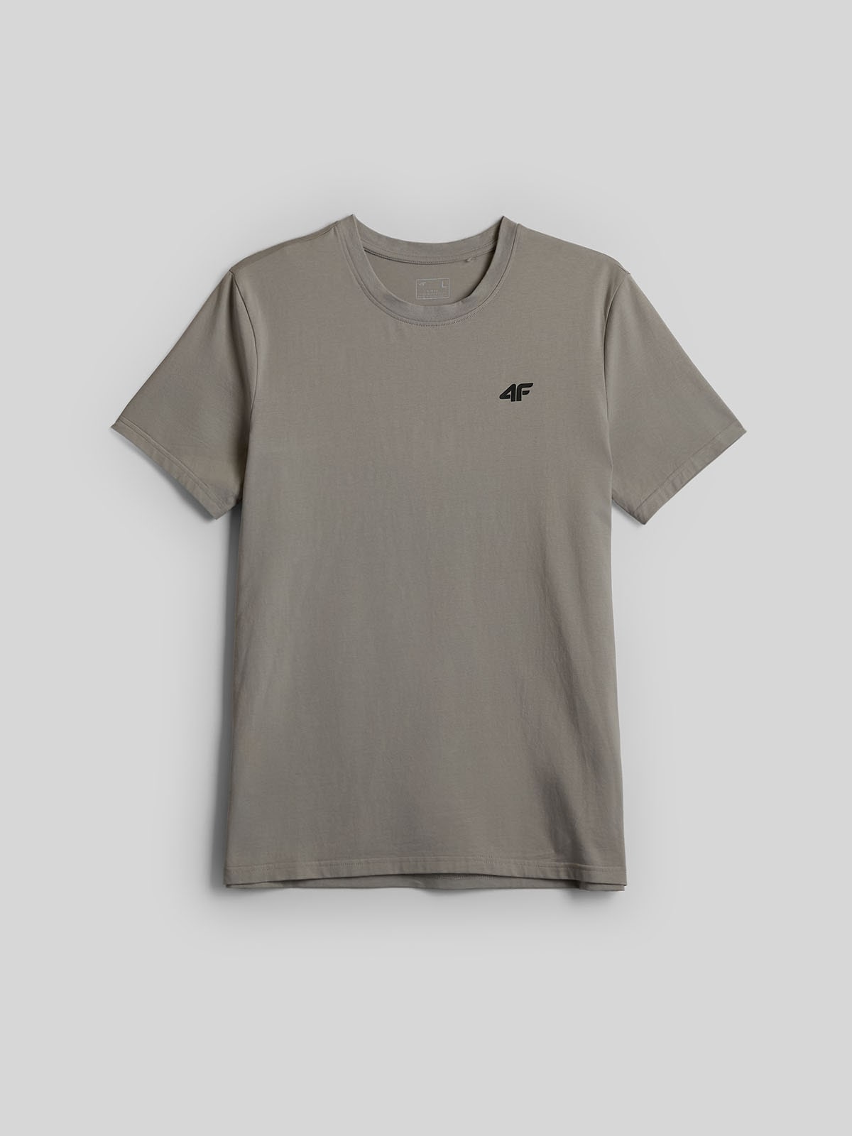 4F T-shirt slim gładki męski - granatowy XXL