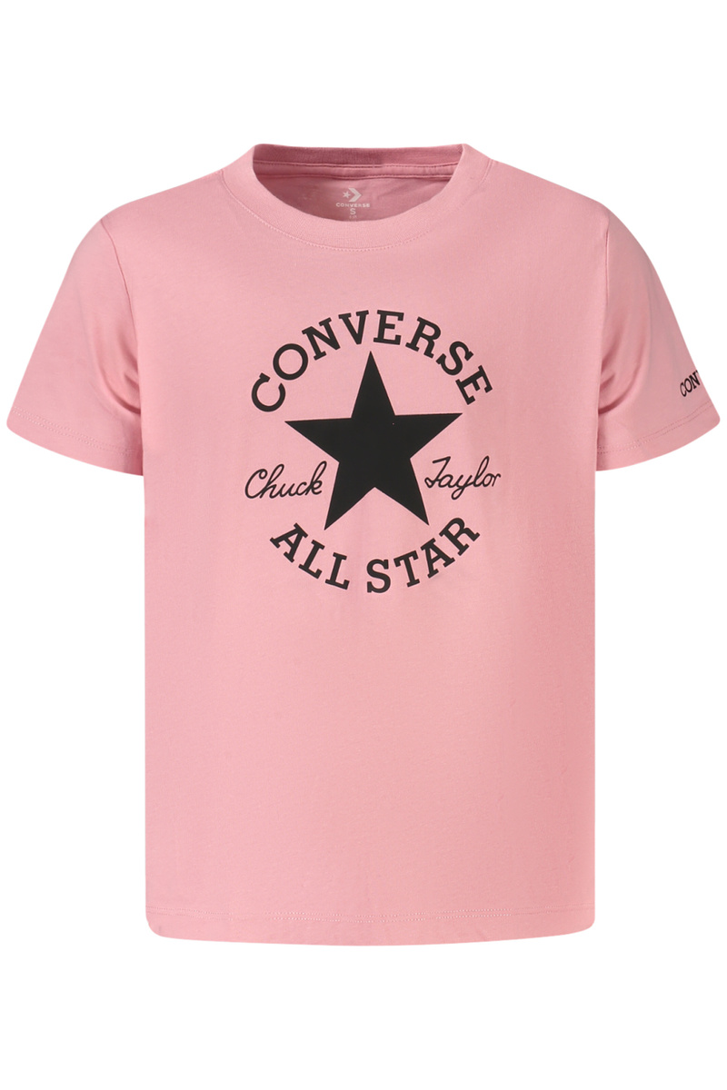 Dziewczęcy T-shirt Converse z nadrukiem