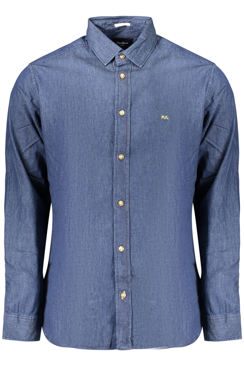 PEPE JEANS MĘSKA KOSZULA Z DŁUGIM RĘKAWEM, NIEBIESKA