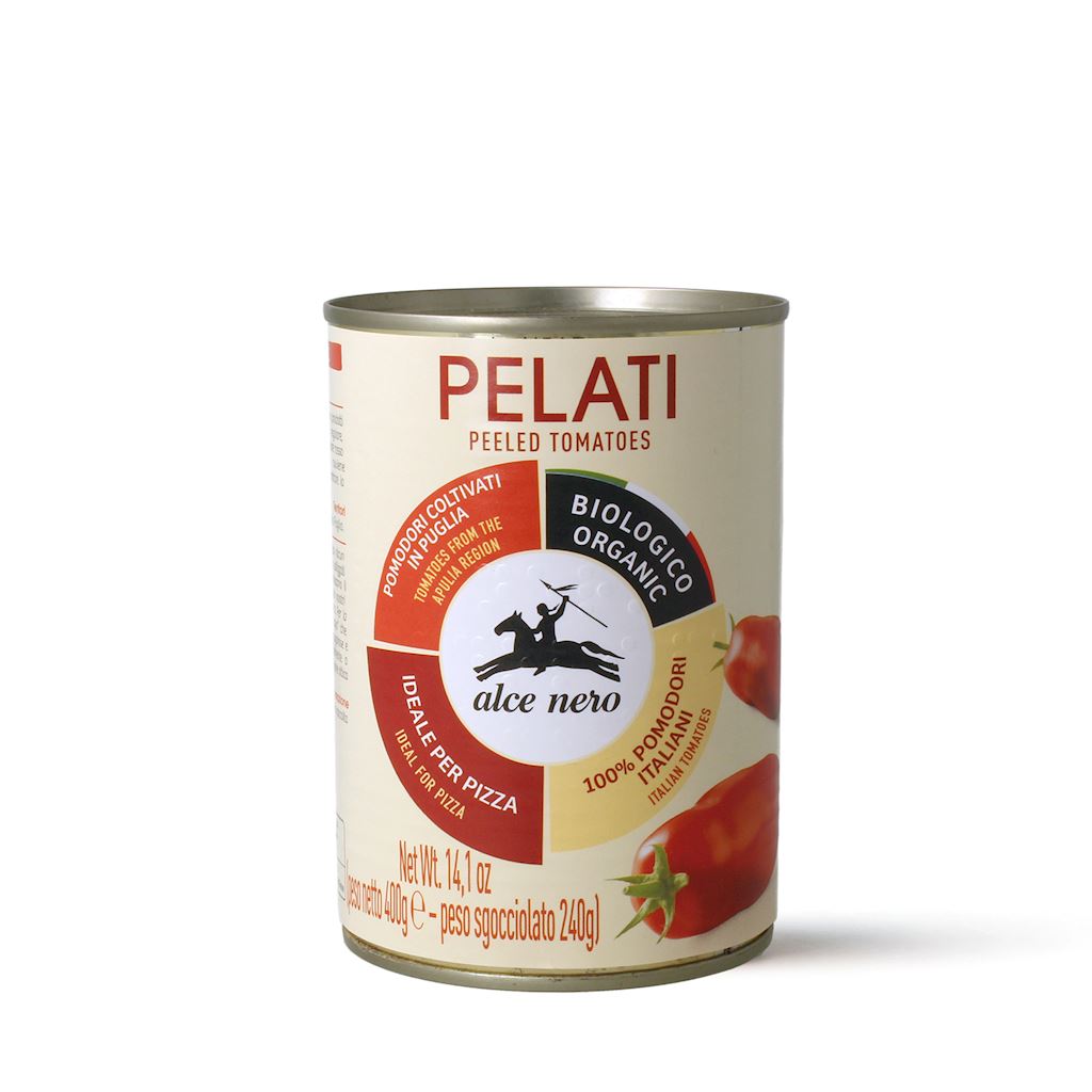 Alce Nero POMIDORY PELATI BEZ SKÓRY W PUSZCE BIO 400 g