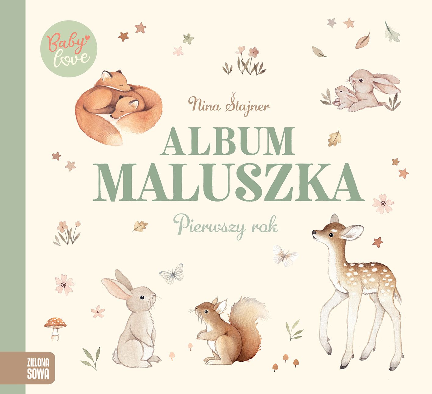 Album maluszka. Pierwszy rok. Baby love - Nina Stajner - książka