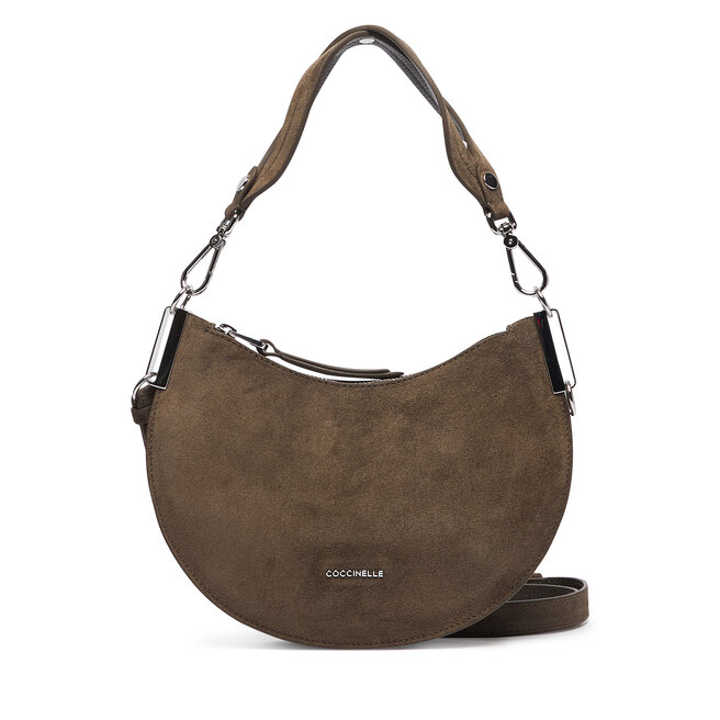 Torebka Coccinelle QKG Coccinellesunup Suede E1 QKG 13 03 01 Khaki