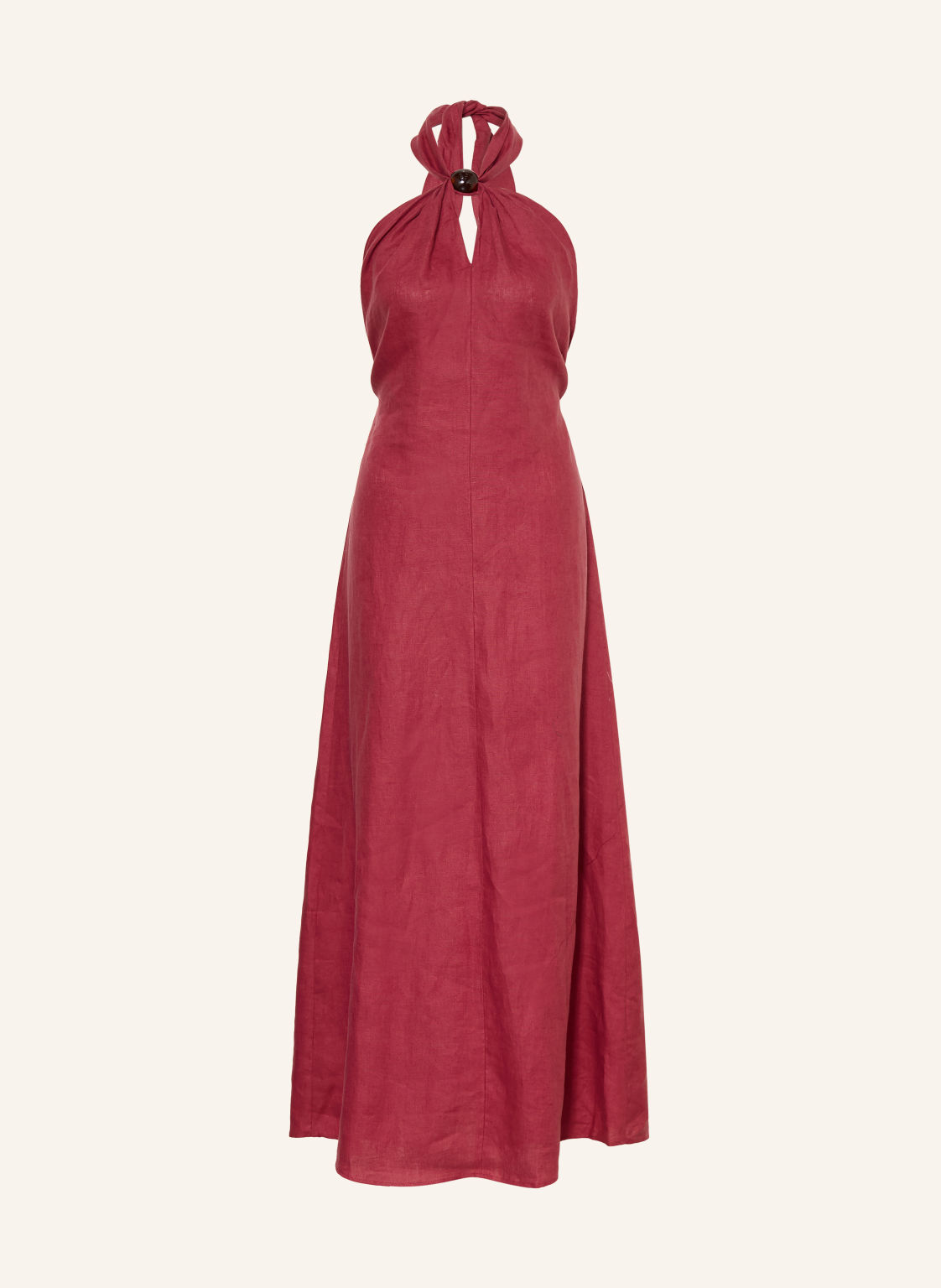 Faithfull The Brand Sukienka Lniana Lourdes rosa