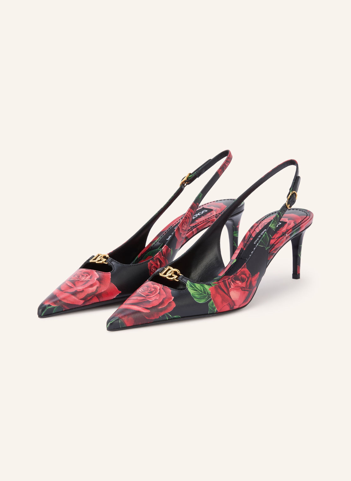 Dolce & Gabbana Czółenka Typu Slingback rosa