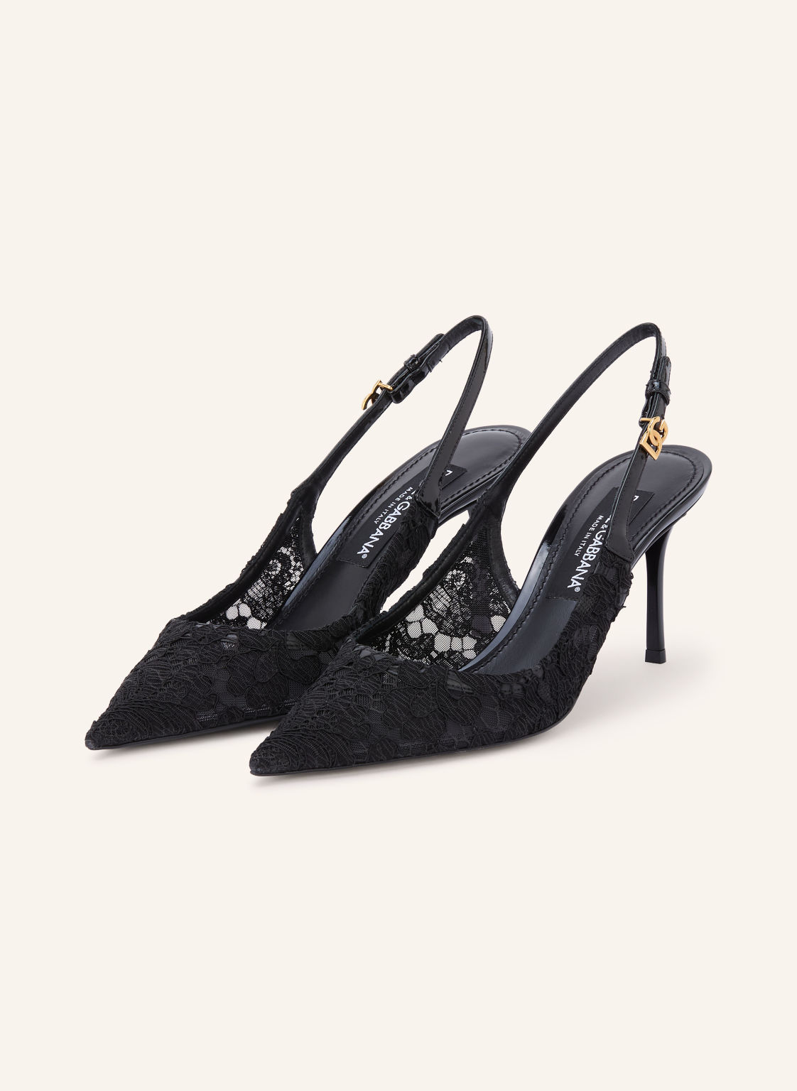 Dolce & Gabbana Czółenka Typu Slingback schwarz