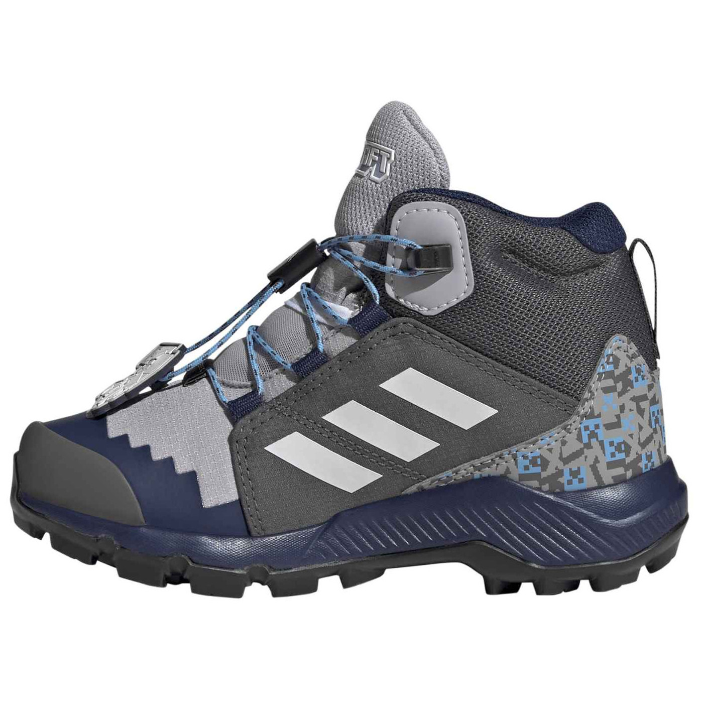 Buty dziecięce Adidas Terrex Mid Gtx Minecraft Rozmiar butów (UE): 33 / Kolor: szary