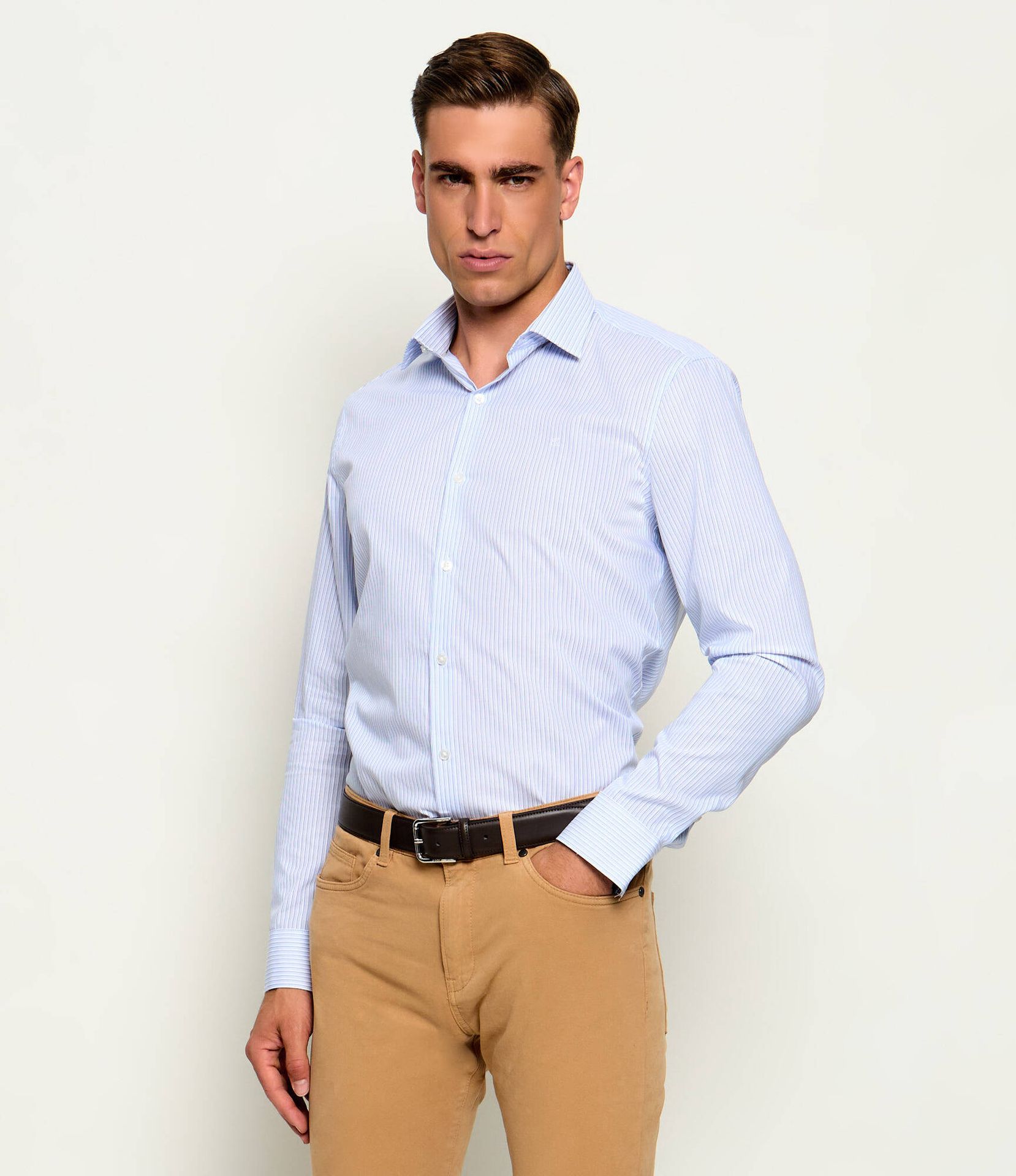 Calvin Klein Koszula Slim Fit stretch