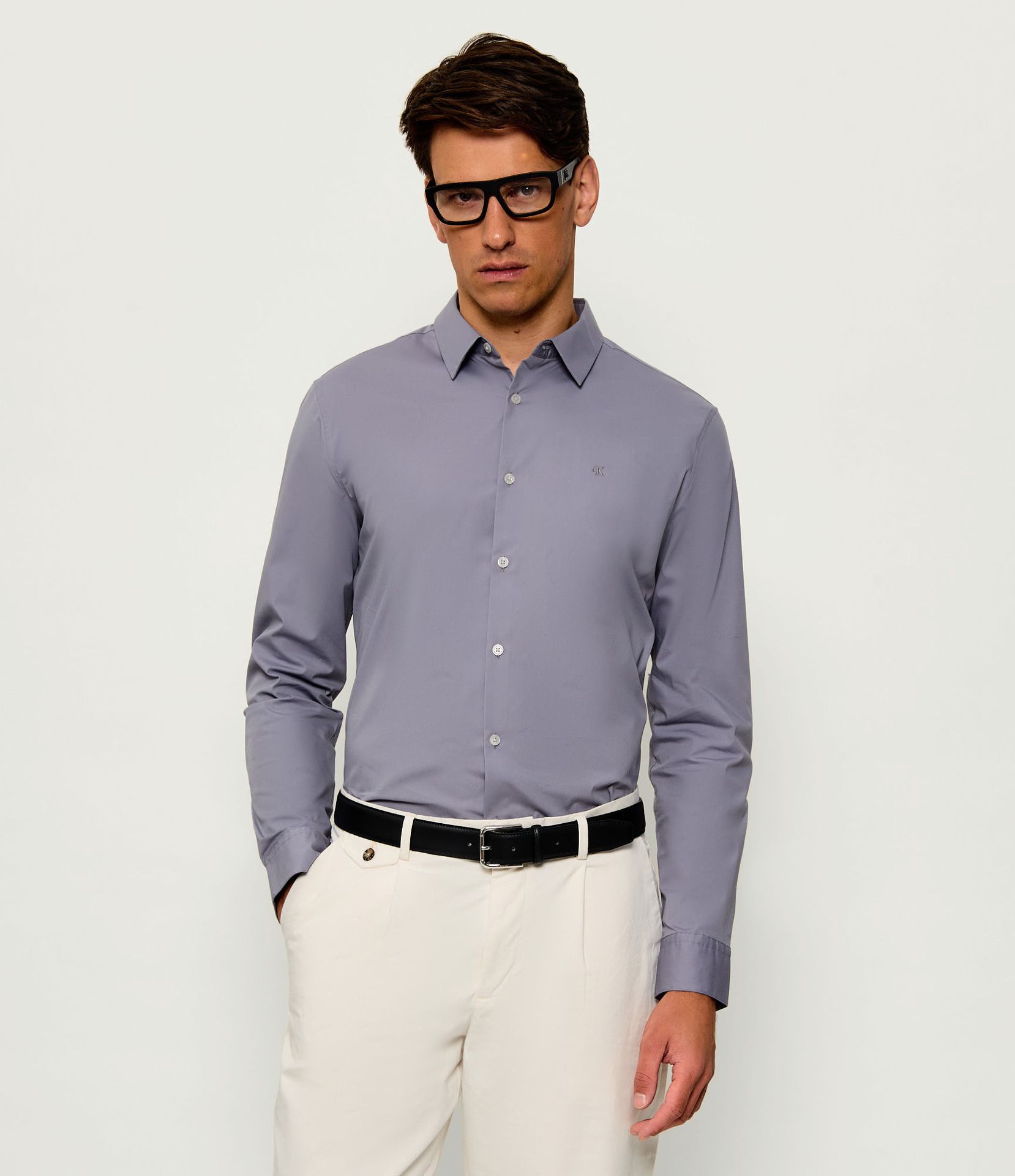 Calvin Klein Koszula Slim Fit stretch