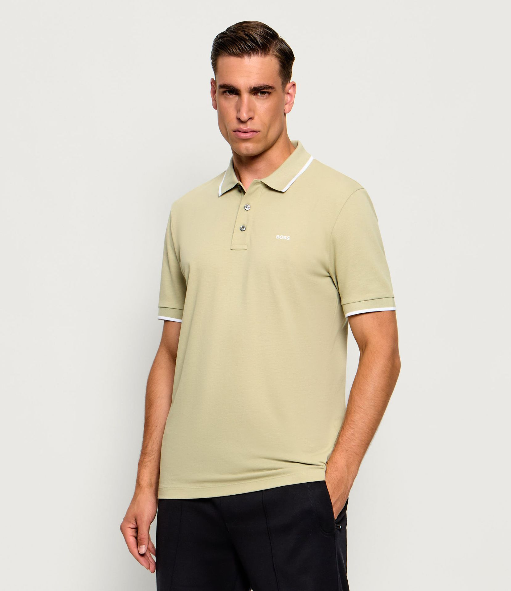 BOSS BLACK Polo Parlay 190 Regular Fit pique