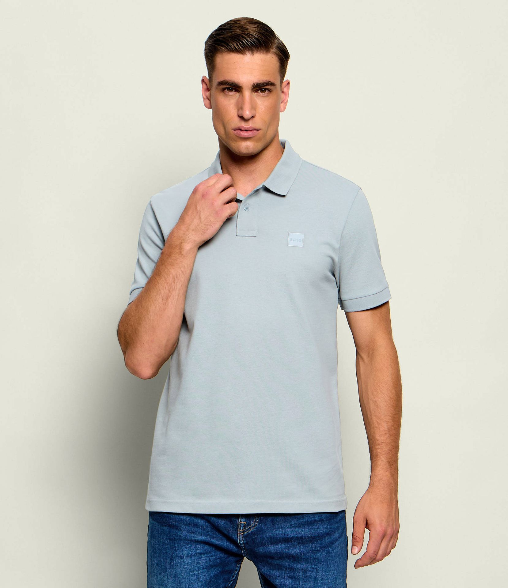 BOSS ORANGE Polo Passenger Slim Fit stretch