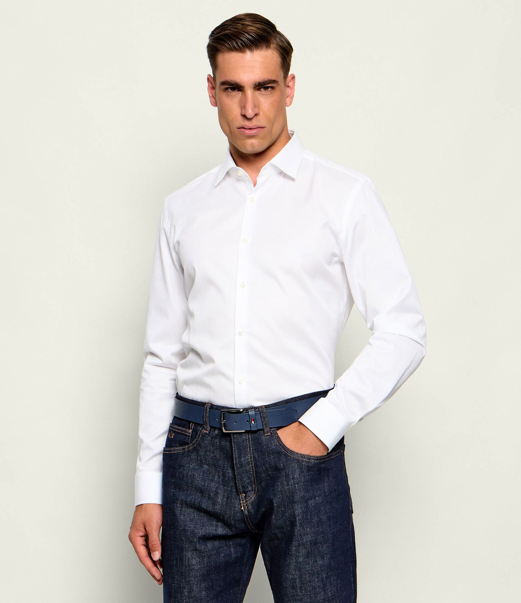 HUGO Koszula Kenno Slim Fit
