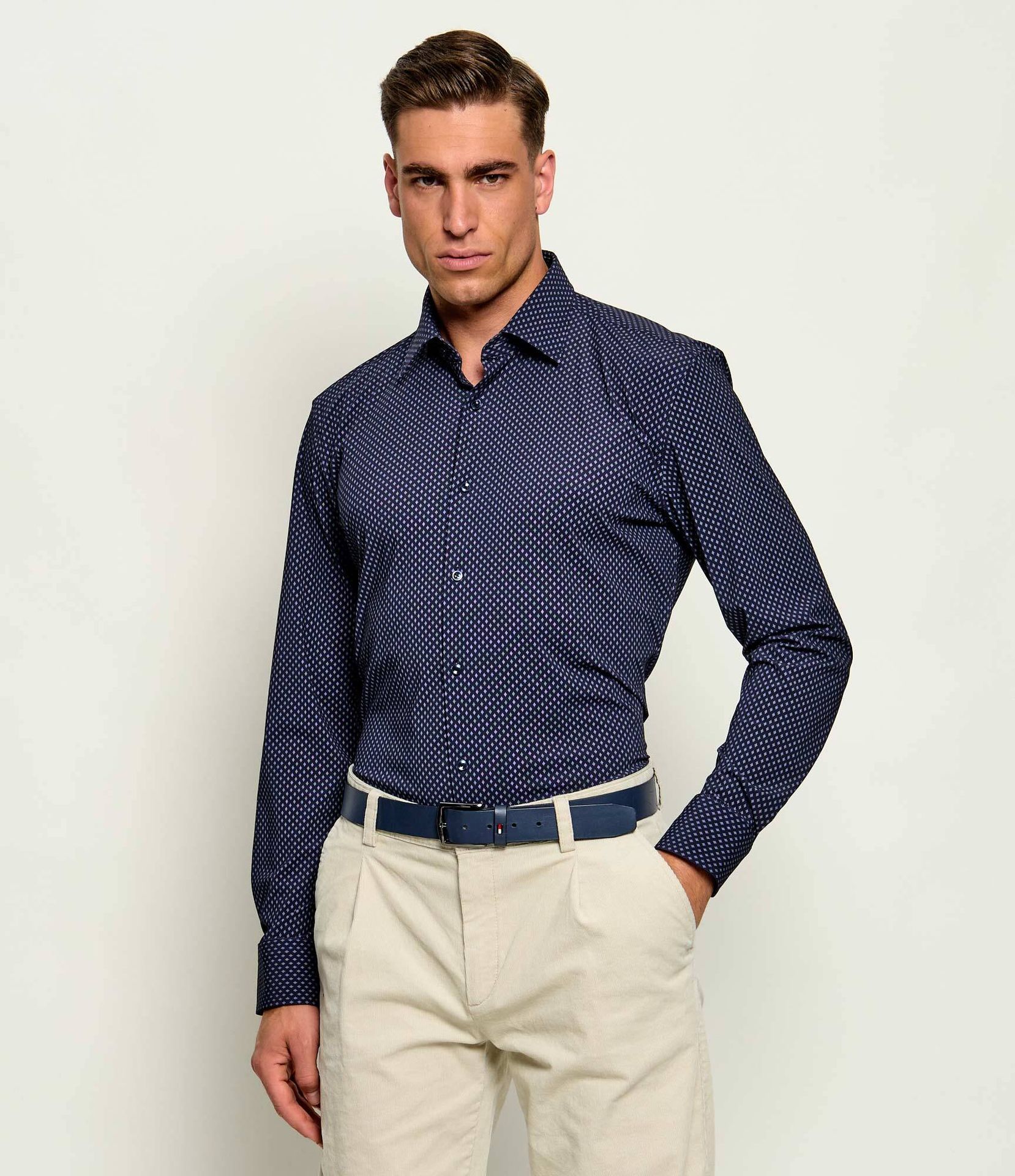 BOSS BLACK Koszula P-Hank-kent-C1-222 Slim Fit