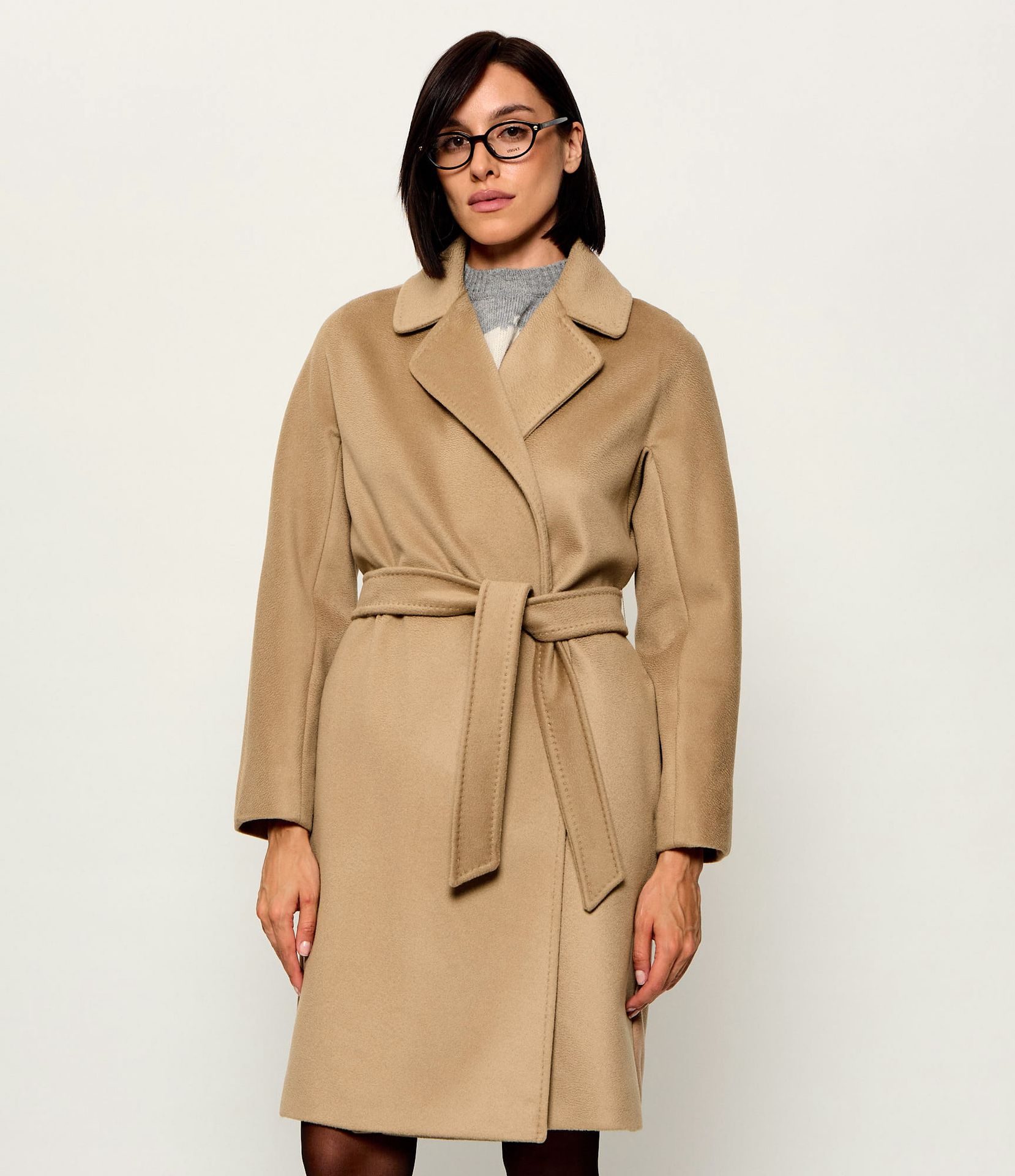 Weekend MaxMara Wełniany płaszcz Wkdpedale