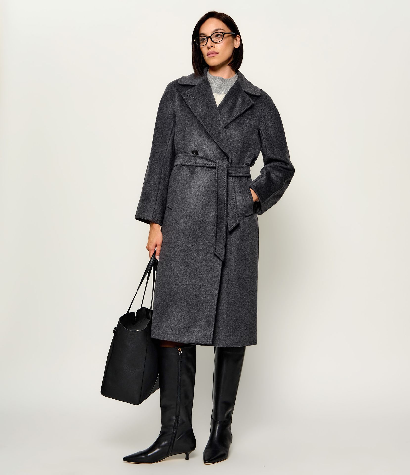Weekend MaxMara Wełniany płaszcz Wkdresina