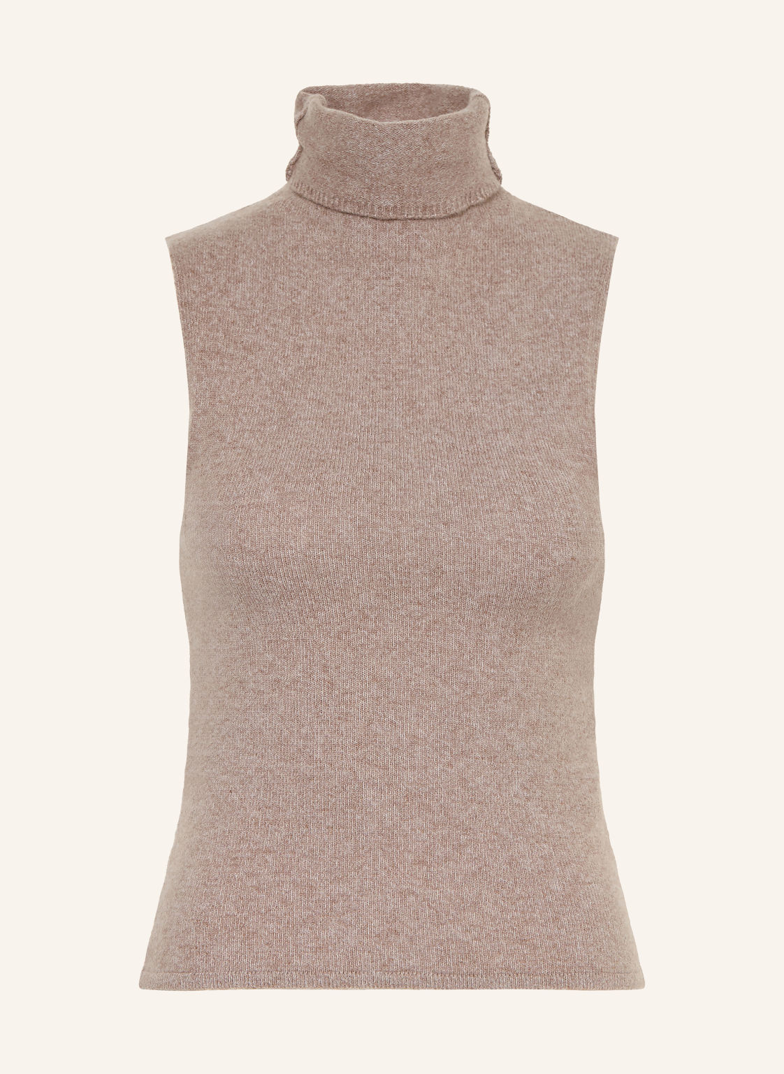 By Aylin Koenig Dzianinowy Top Nila Z Wełną Merynosową beige