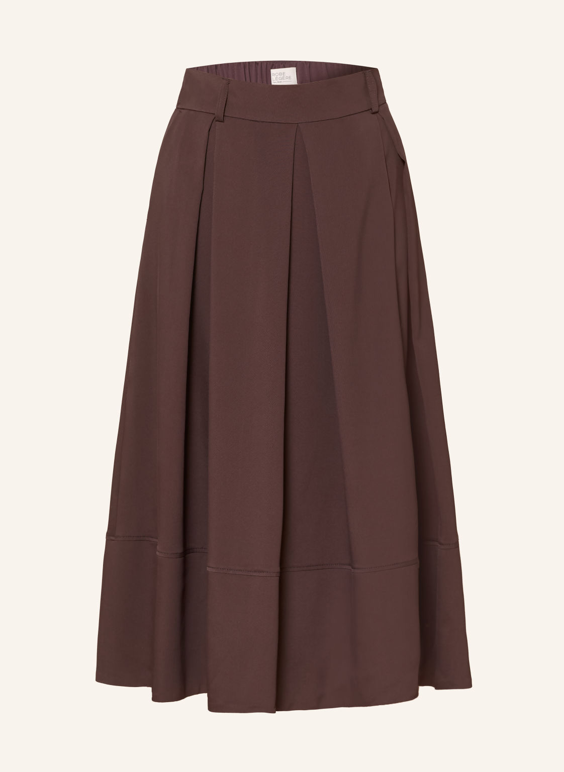 Robe Légère Spódnica Plisowana braun