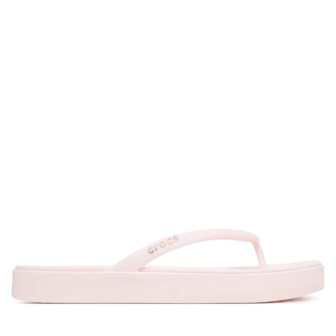 Japonki Crocs Miami Square Flatform Flip 214161 Różowy jasny