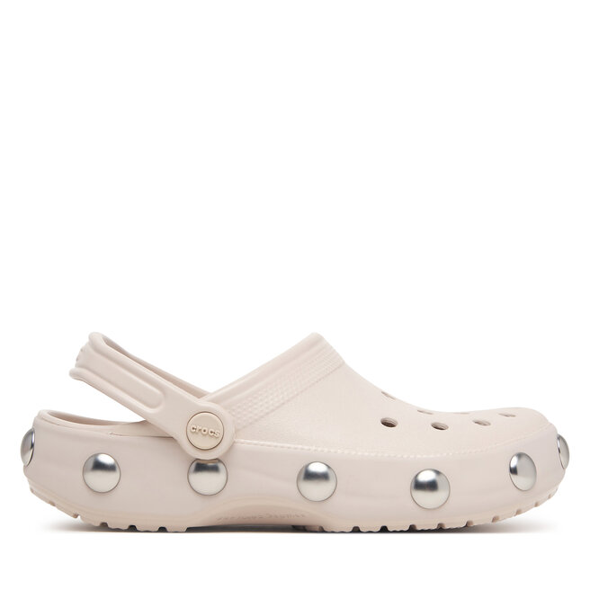 Klapki Crocs Classic Big Studded Clog 214236 Kremowy