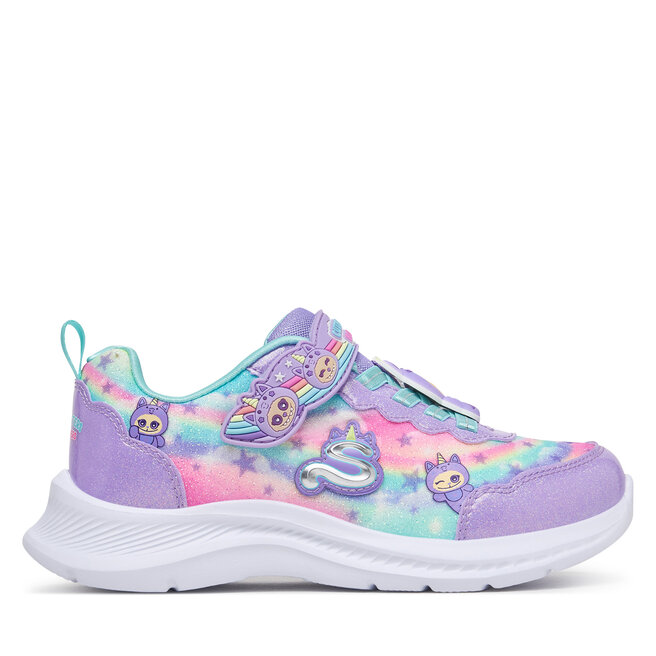 Sneakersy Skechers Jumpsters - Cutie Critters 302363L/LVMT Fioletowy