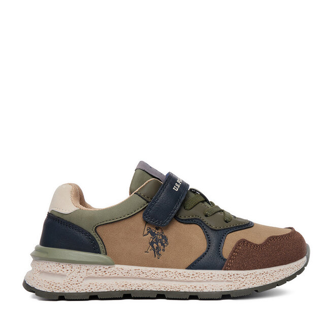 Sneakersy U.S. Polo Assn. EO-MAGIC001K/GY1 Brązowy