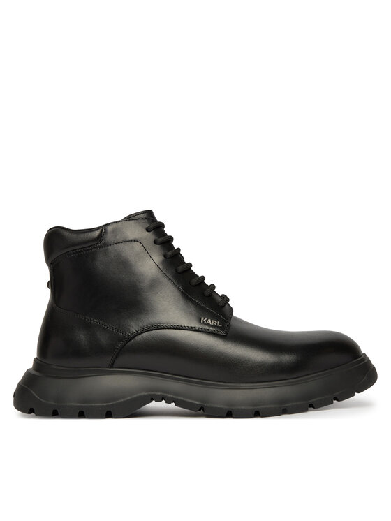 KARL LAGERFELD Trzewiki Magnus KL10650 Czarny