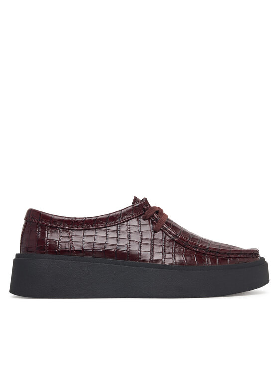 Clarks Półbuty Torview W 26328105 Bordowy