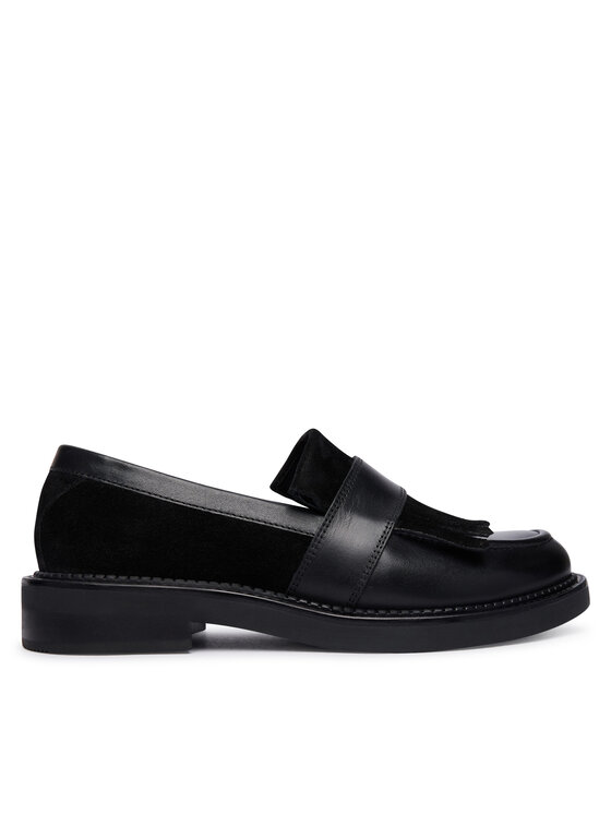 Geox Loafersy D Serilda D66WYE 4323 C9999 Czarny