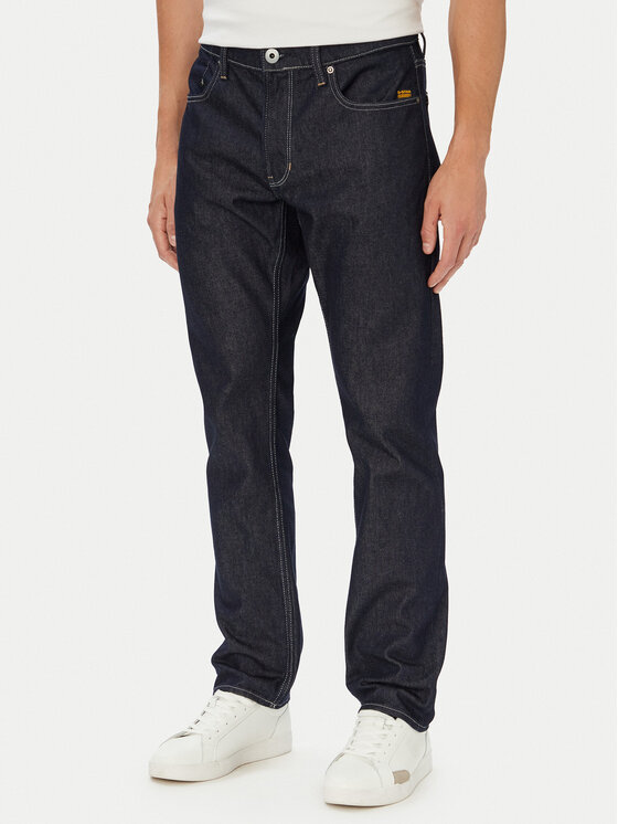 G-Star Raw Jeansy Mosa D23692 D316 Granatowy Straight Fit