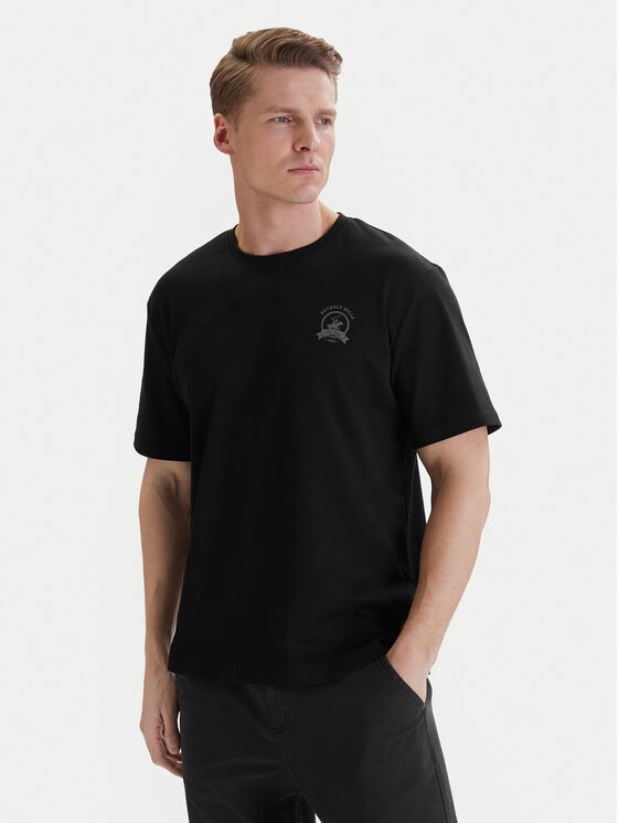 Beverly Hills Polo Club T-Shirt W126-BHMTS-1021-48X Czarny Regular Fit