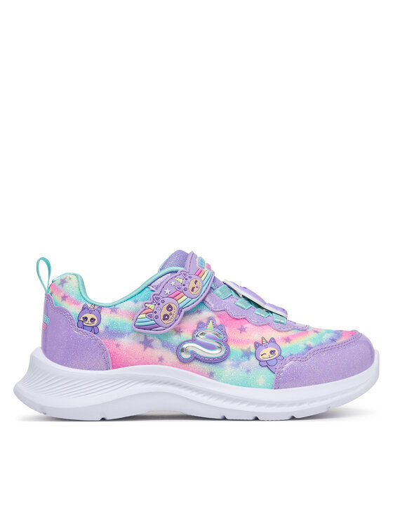 Skechers Sneakersy Jumpsters - Cutie Critters 302363L/LVMT Fioletowy