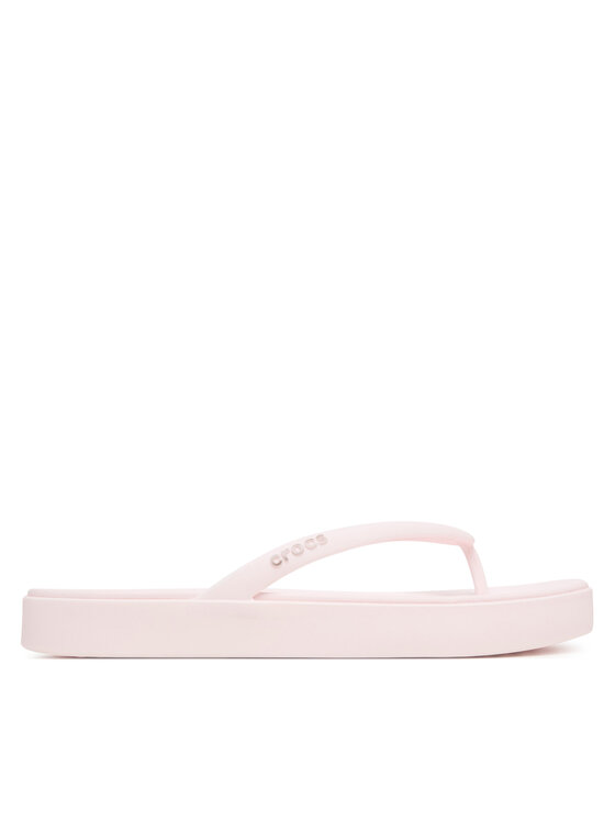 Crocs Japonki Miami Square Flatform Flip 214161 Różowy jasny