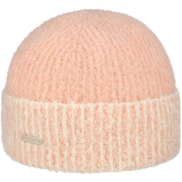 Czapka z Mankietem Soft Bouclé by Seeberger, różowy, One Size