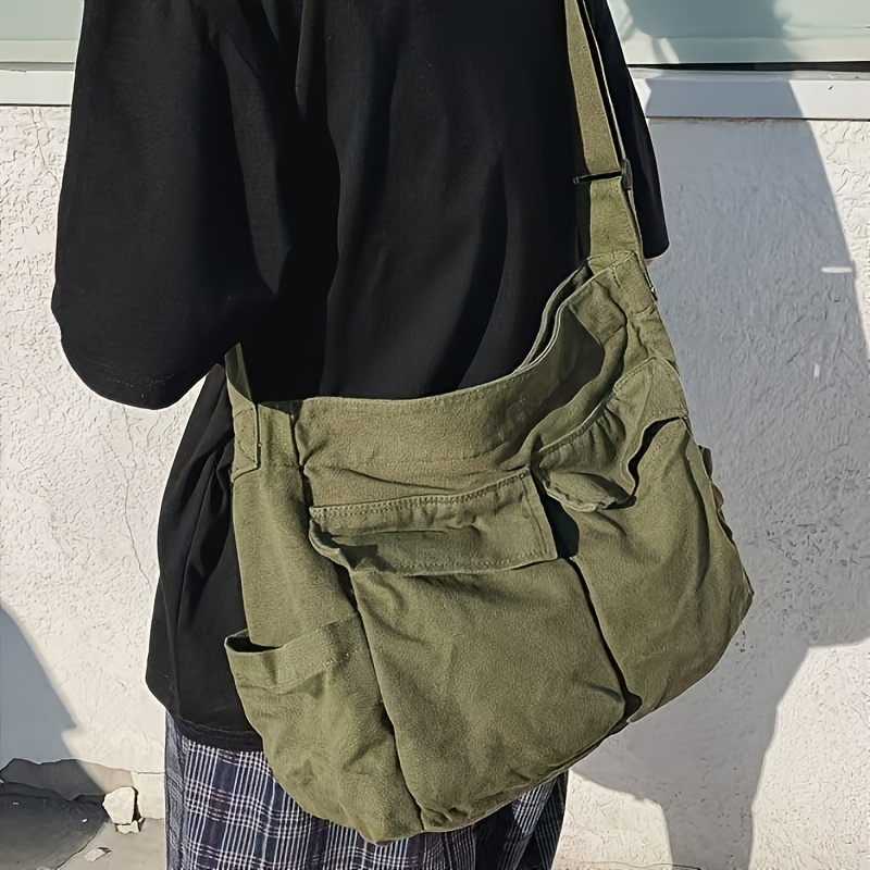 TEMU Torba na ramię typu crossbody dla par, wielofunkcyjny plecak jednoplecowy z zamkiem błyskawicznym, nadająca się do prania w pralce, na co dzień,