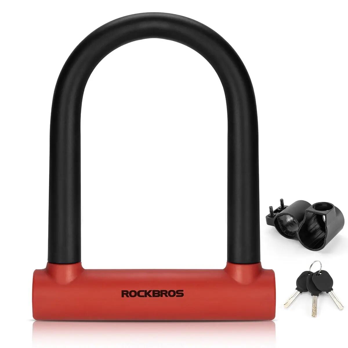 Zapięcie typu U-lock o wysokim poziomie bezpieczeństwa do rowerów ROCKBROS