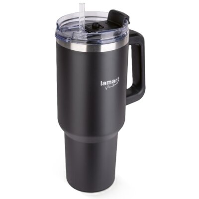 Kubek termiczny LAMART LT4088 Czarny 1200 ml