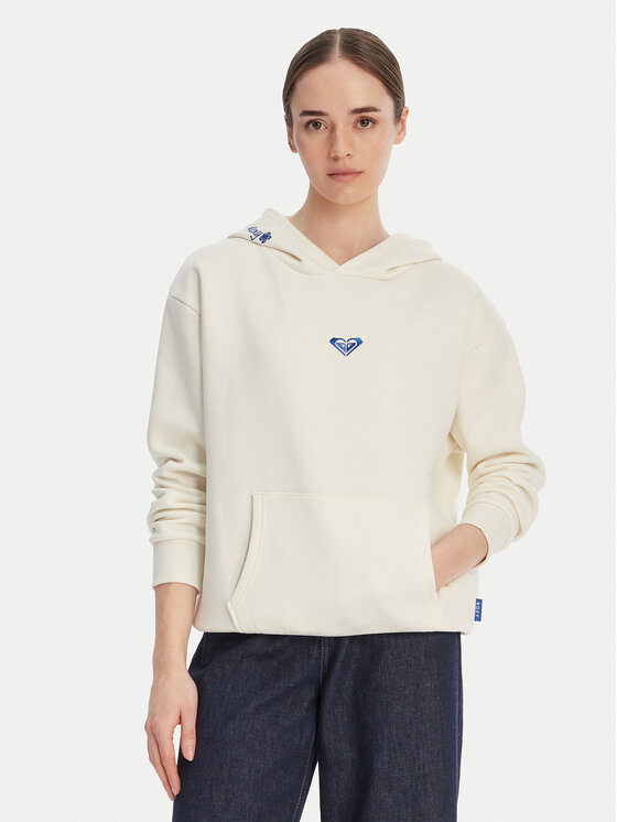 Roxy Bluza W126-RXLSS-1017-02X Écru Regular Fit