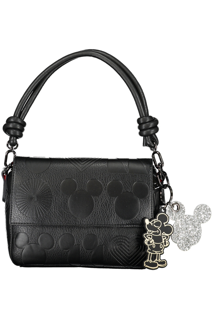 Mała czarna torebka damska Desigual 22 cm