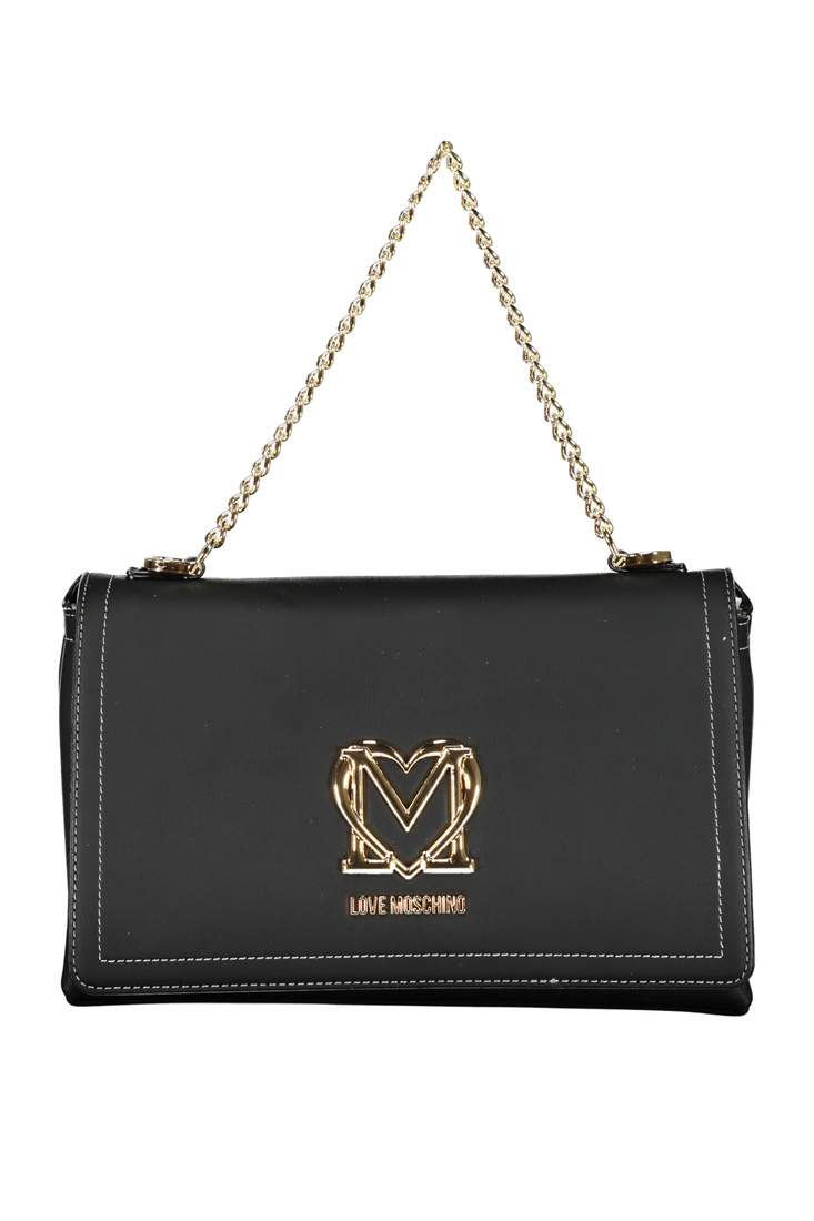 Mała czarna torebka damska Love Moschino 27 cm